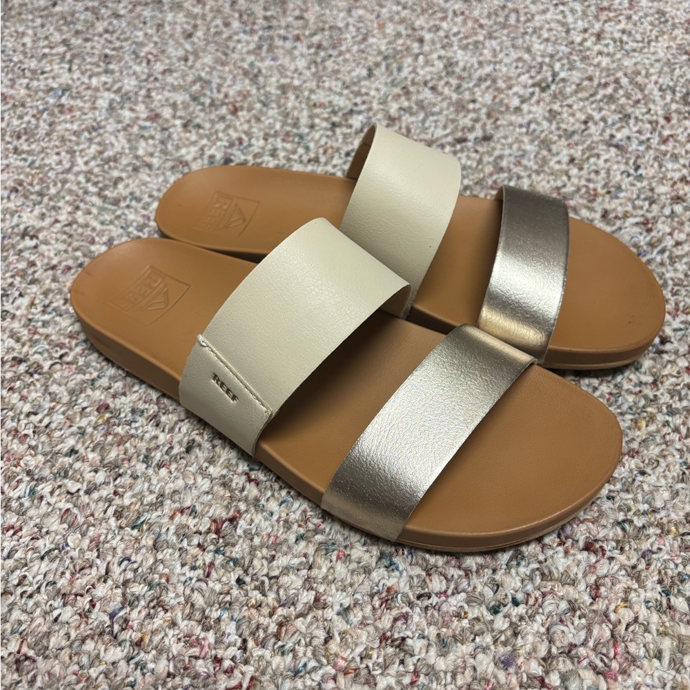 Reef Cream and Gold Women's Sandals